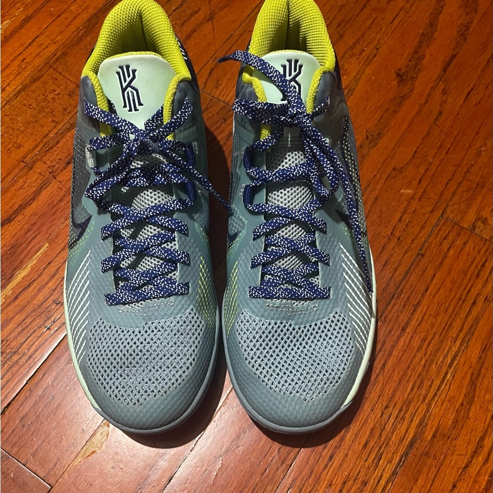 Nike Youth Blue and Yellow Basketball Shoes